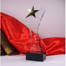 Crystal Five Star Trophy Glass Awards